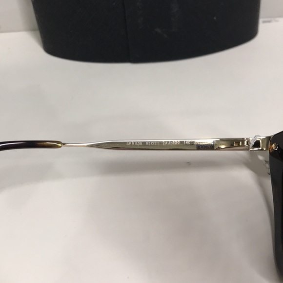 New Authentic Prada PR53S 2AU-3D0 – Havana Brown Gradient Cat-Eye Sunglasses main image 4